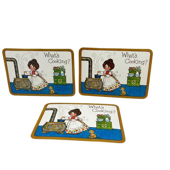 Vintage Other - Heartfelt Greetings Postcards Set of 3 What's Cooking Vintage Made in the USA